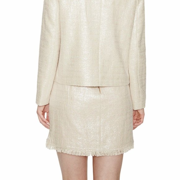 Kate Spade Metallic Fringed Pencil Skirt NEW 🎉HP🎉 - Picture 4 of 9